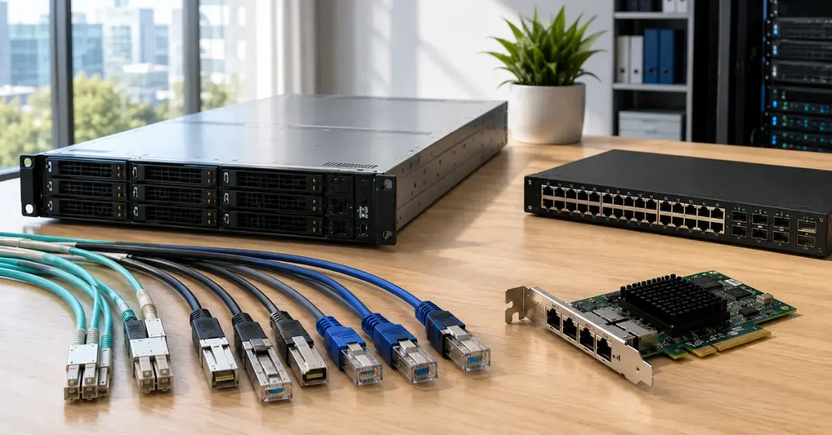 Как рассчитать сеть для сервера: когда достаточно 10GbE, а когда нужны 25/40/100GbE