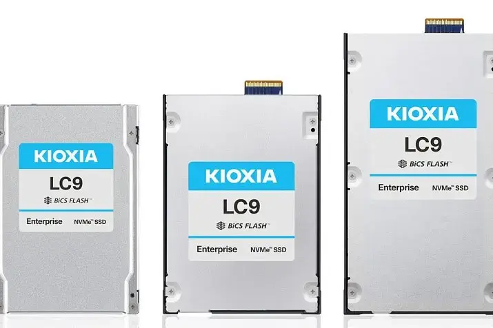 Kioxia представляет самый вместительный в мире SSD на 245 ТБ