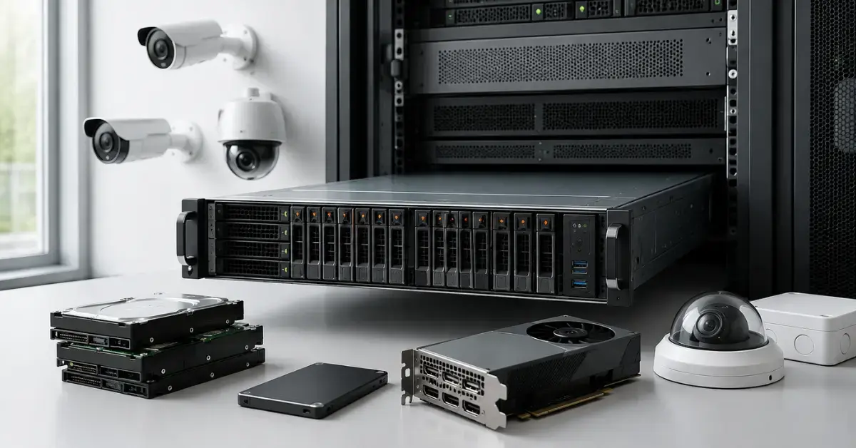 Как выбрать сервер для видеонаблюдения с AI-аналитикой: камеры, FPS, storage, GPU