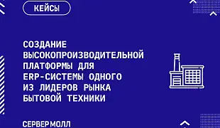Создание высокопроизводительной платформы для ERP-системы одного из лидеров рынка бытовой техники