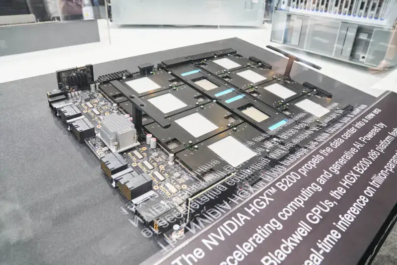 NVIDIA HGX B200 Baseboard Angle Ingrasys