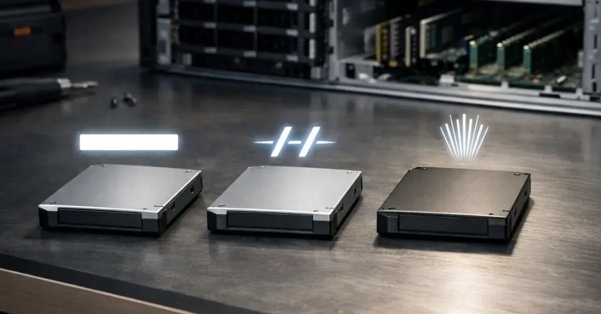 SATA vs SAS vs NVMe: что выбрать