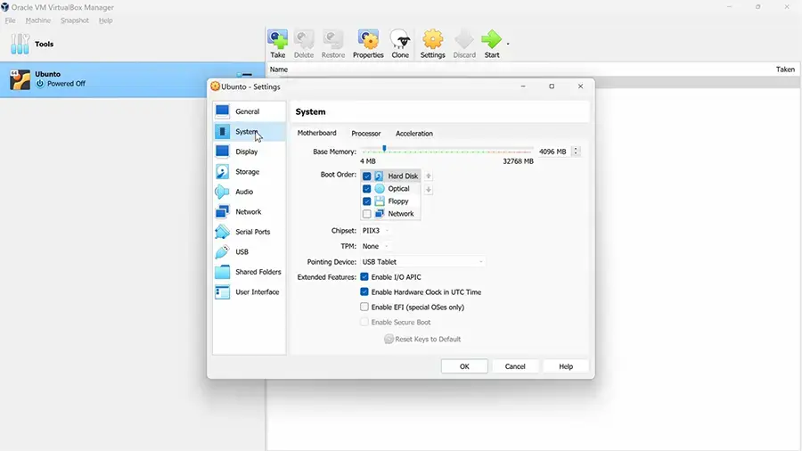 Oracle VM VirtualBox Oracle VM VirtualBox