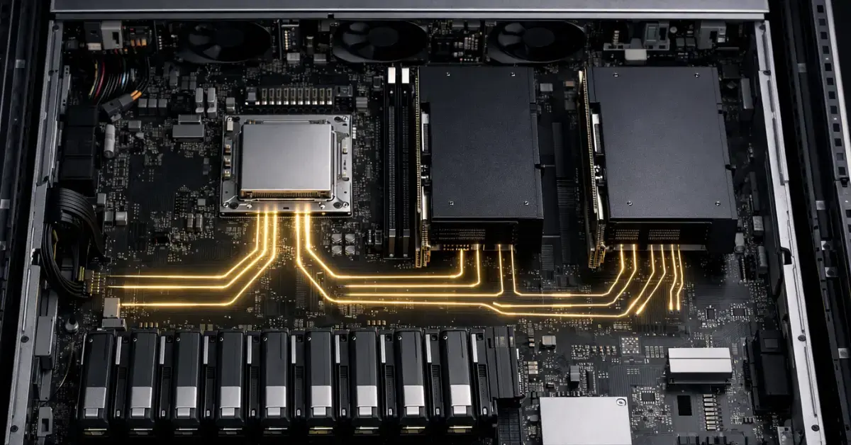 PCIe линии в серверах: почему это критично для GPU и NVMe