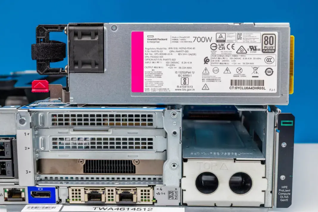 Обзор edge-сервера HPE ProLiant DL145 Gen11 на базе AMD EPYC 8004 Изображение 18