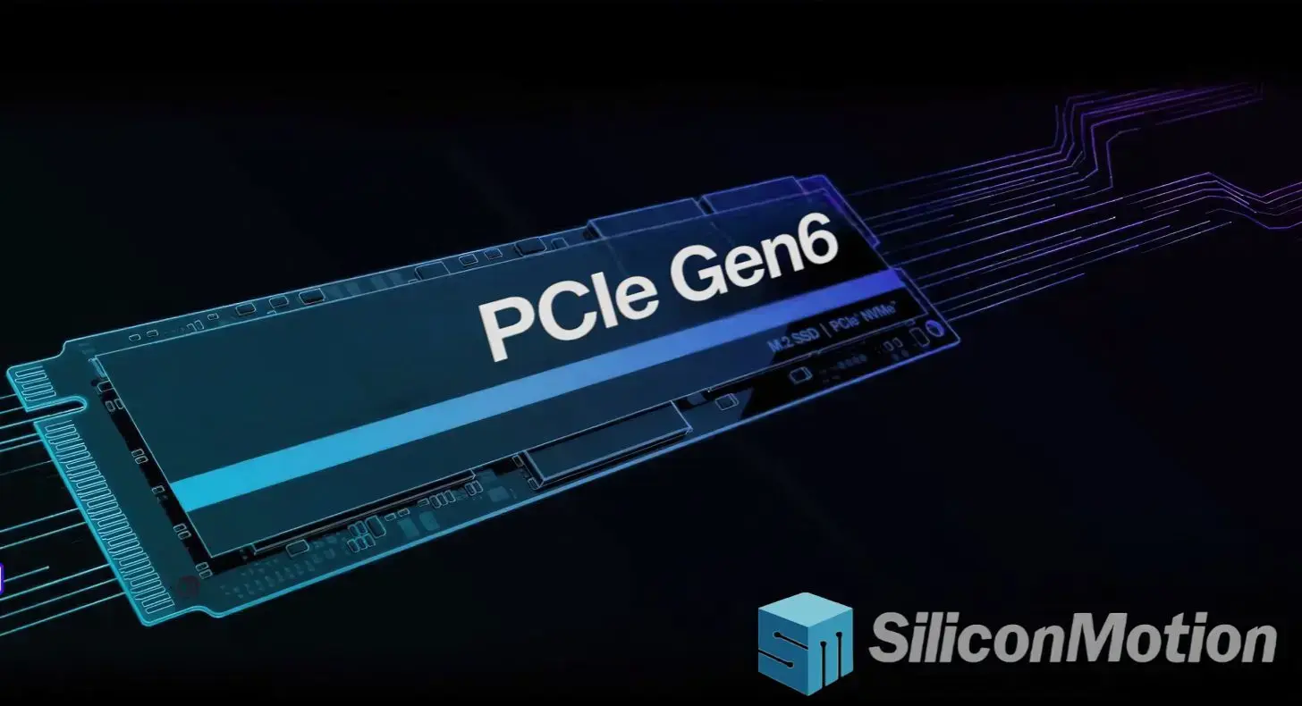 Silicon Motion готовит контроллер для SSD SM8466 с интерфейсом PCIe 6.0  Изображение 1