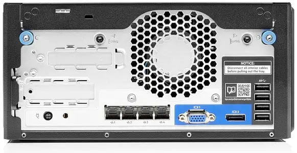 HPE-ProLiant-MicroServer-Gen10-Plus-Rear